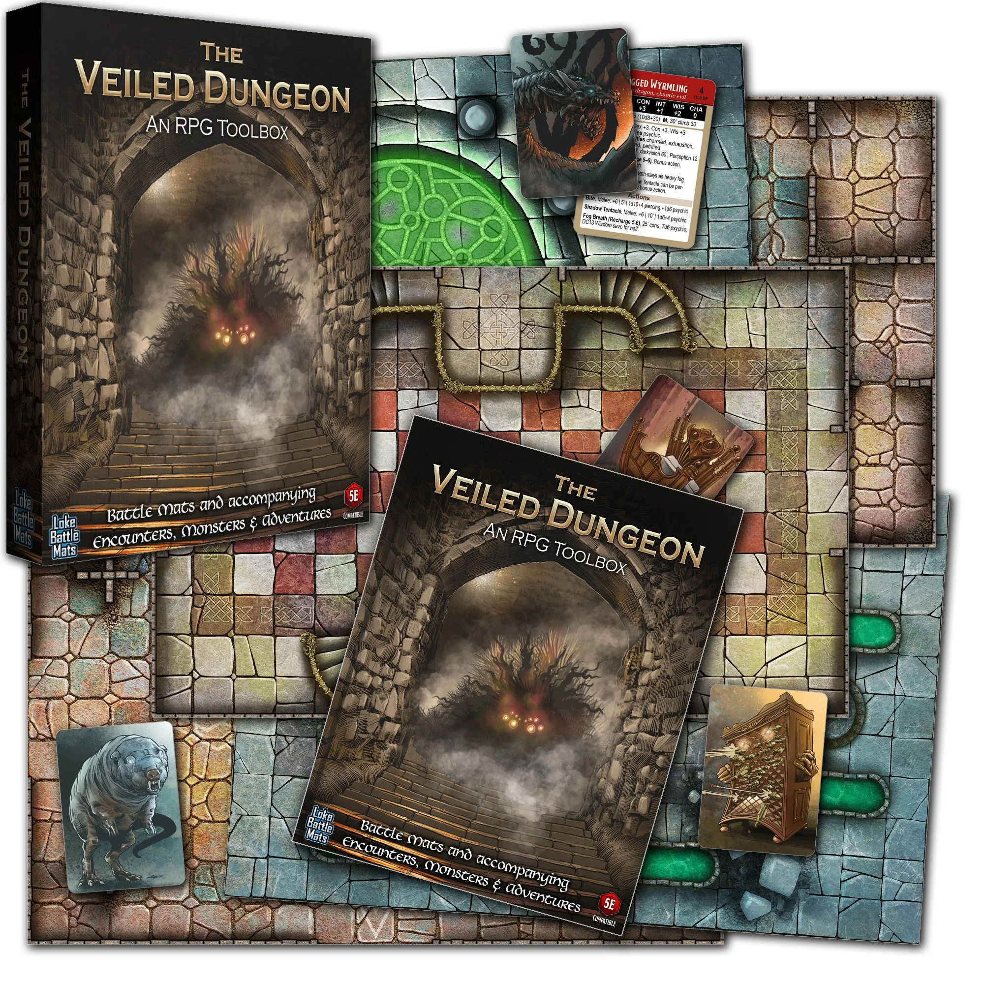 ロールチケット(the dungeon) Dungeon Gift Wrap – Loke BattleMats